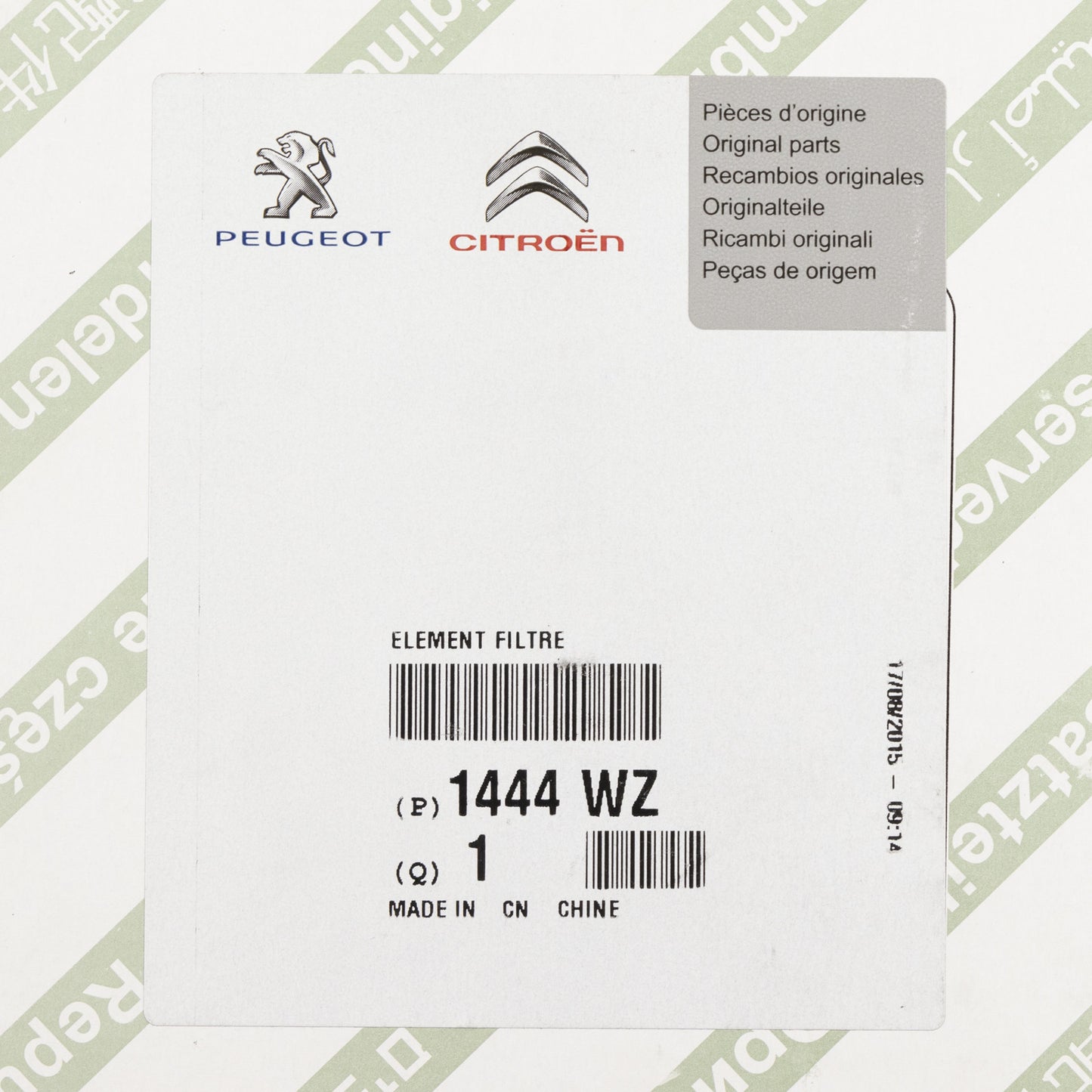 Wkład filtra powietrza okrągły PSA OE 1444WZ