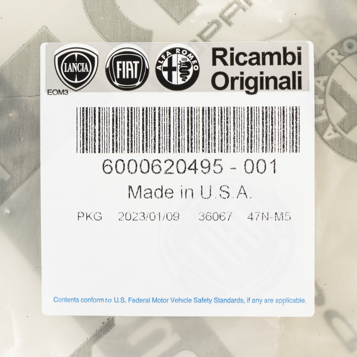 Wkład filtra powietrza Oryginalny L=258 B=208 H=73 mm Oryginalny