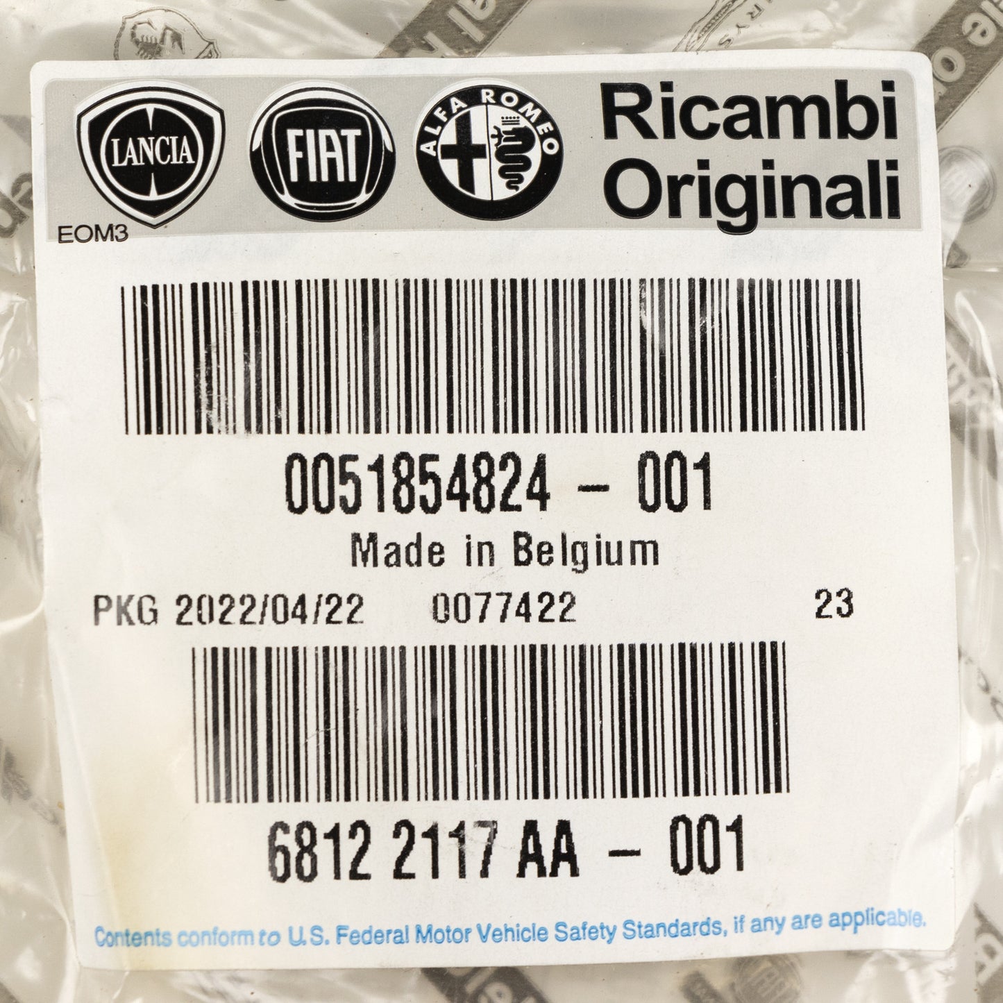 Gumowa osłona wydechu z tyłu i pośrodku Oryginalna 51854824