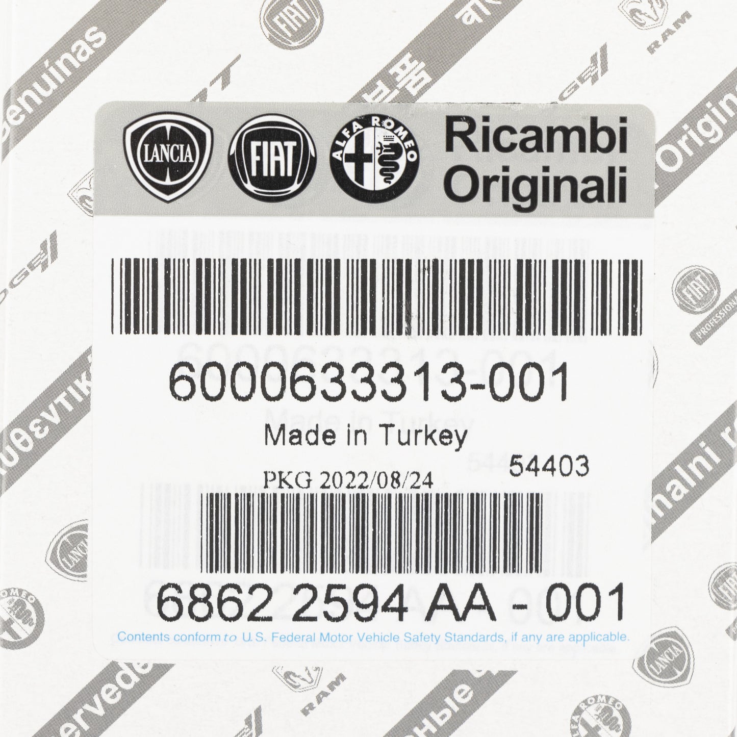 Filtr oleju Wkład filtra oleju Oryginalny FCA 55242758