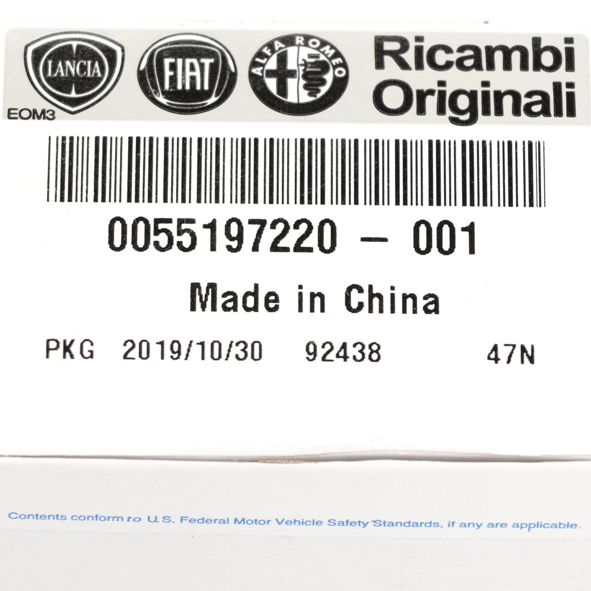 Pokrywa filtra oleju do układu filtracji UFI 55197220