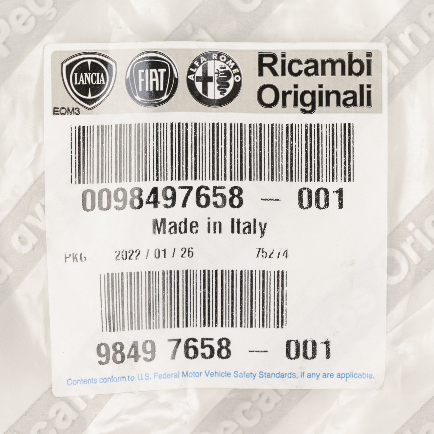 Rura wodociągowa OE98497658