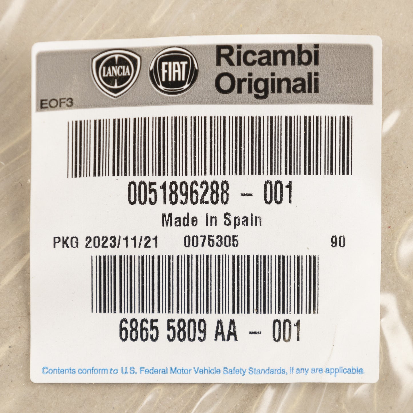 Tarcza hamulcowa przednia OE 46401356
