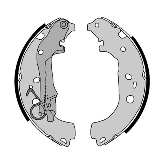 Zestaw szczęk hamulcowych Brembo