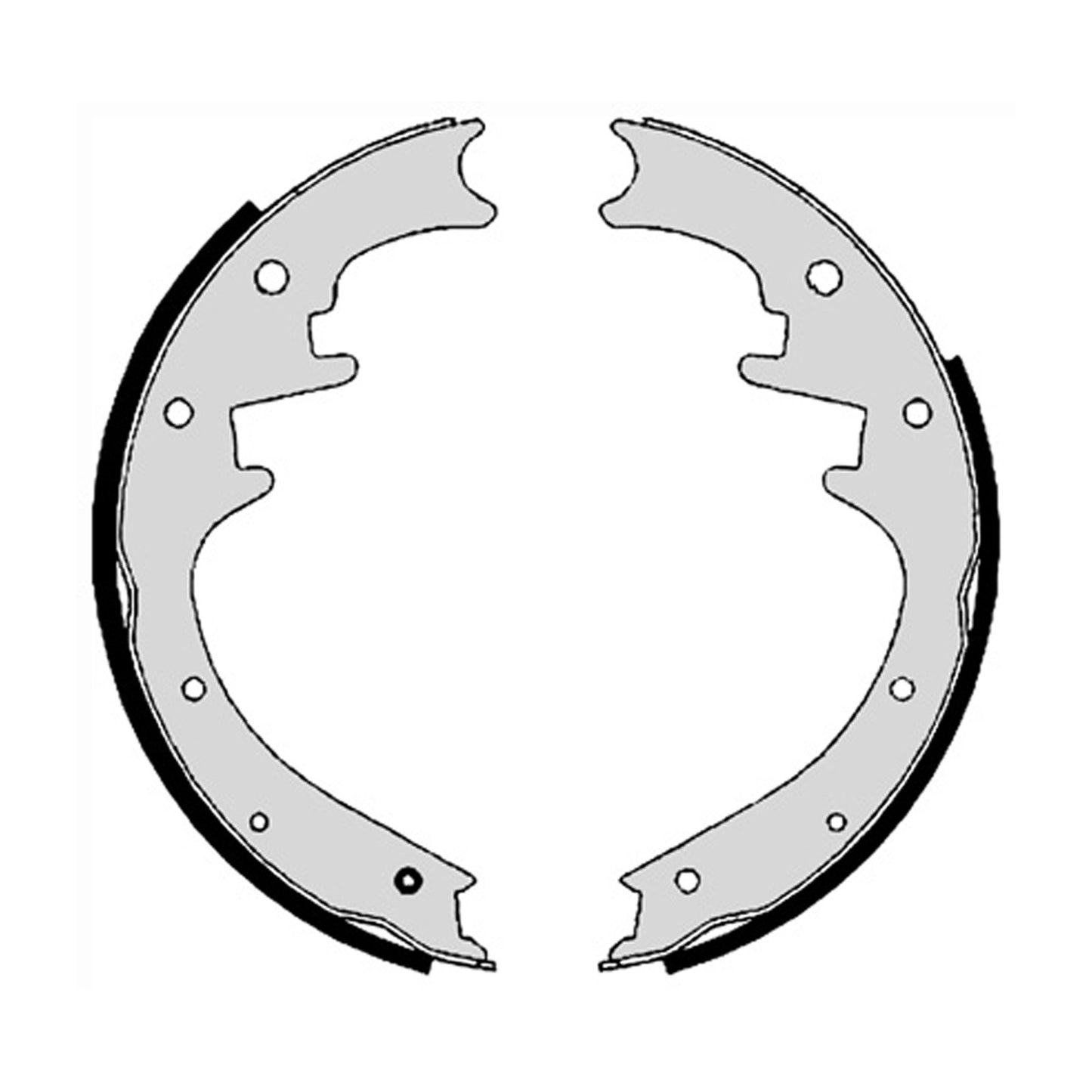 Zestaw szczęk hamulcowych Brembo