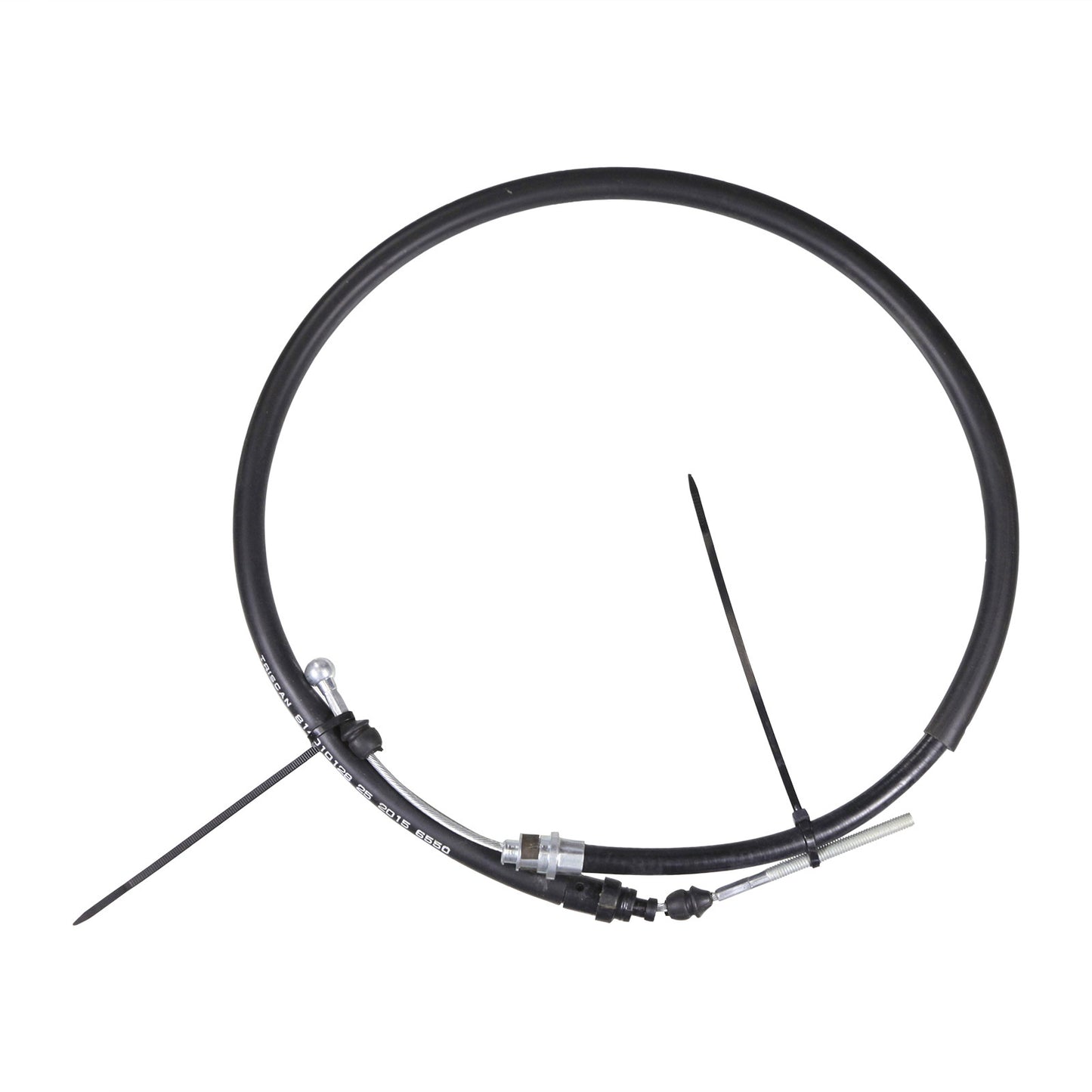 Linka hamulca ręcznego z tyłu po lewej stronie L1=1070 L2=840 mm