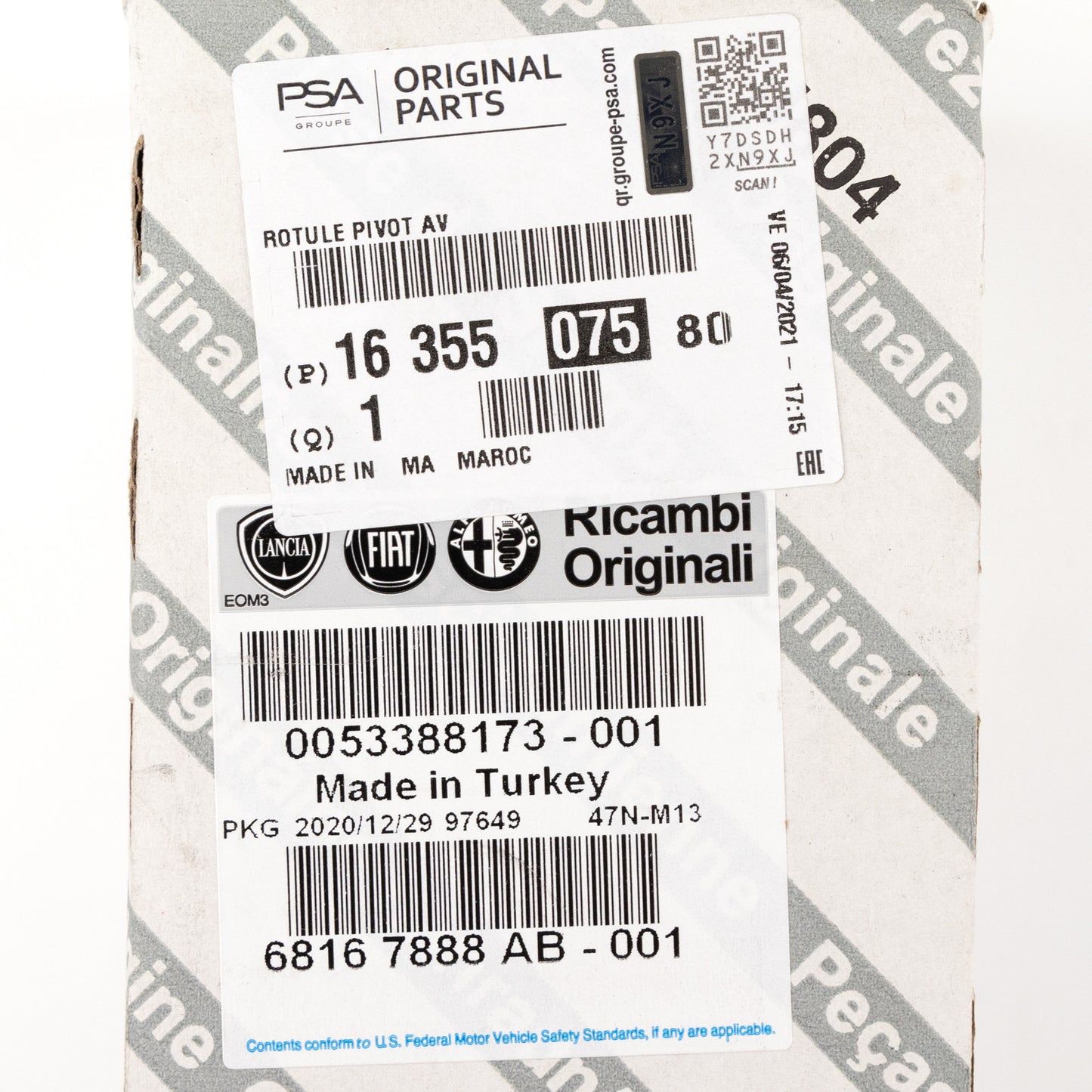 Przegub nośny/prowadzący OE PSA364076