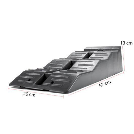 Kliny schodkowe Kliny podjazdowe Level up Ramp Rampy Szare