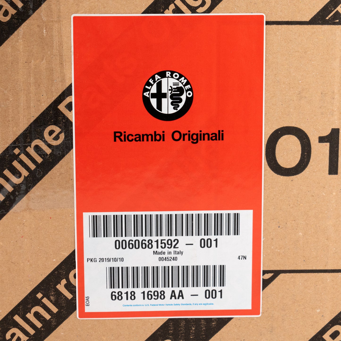 Podnośnik elektryczny przedni prawy oryginalny