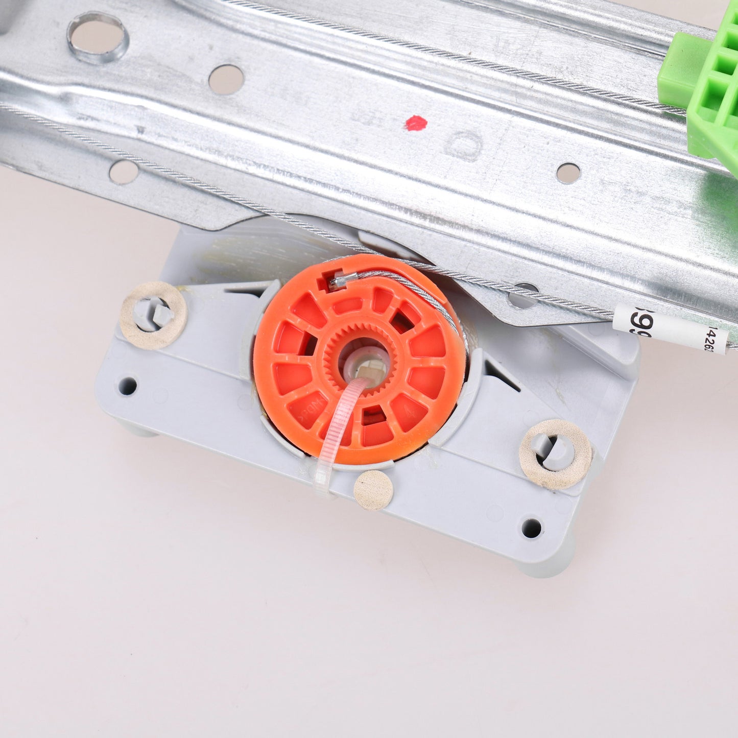 Podnośnik elektryczny tylnej szyby prawej strony bez silnika, tylko mechanizm