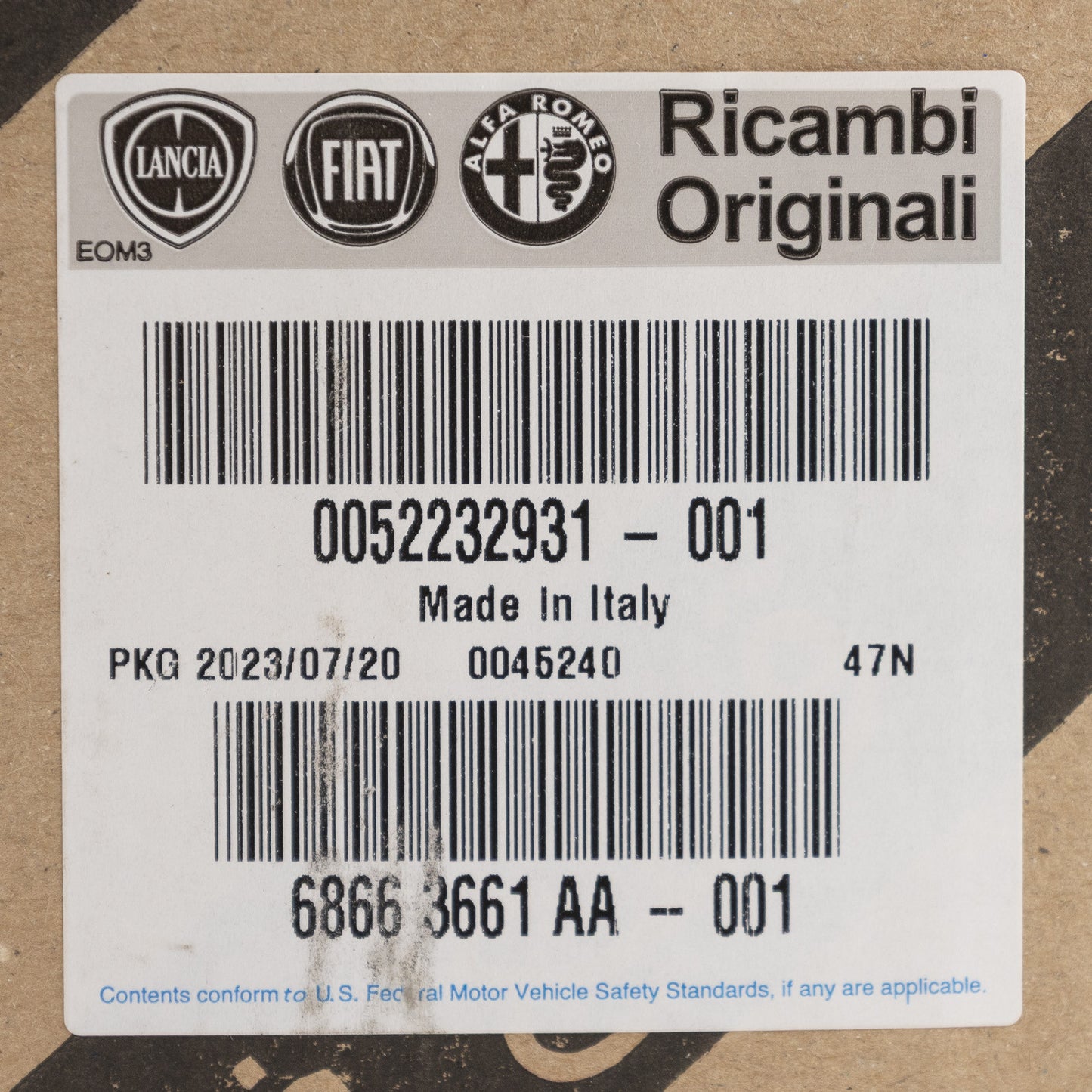 Podnośnik szyby przedniej prawej