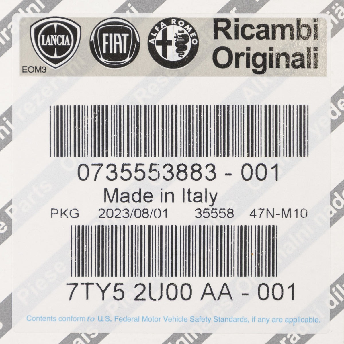 Pokrywa piasty koła Fiat Panda 735553883