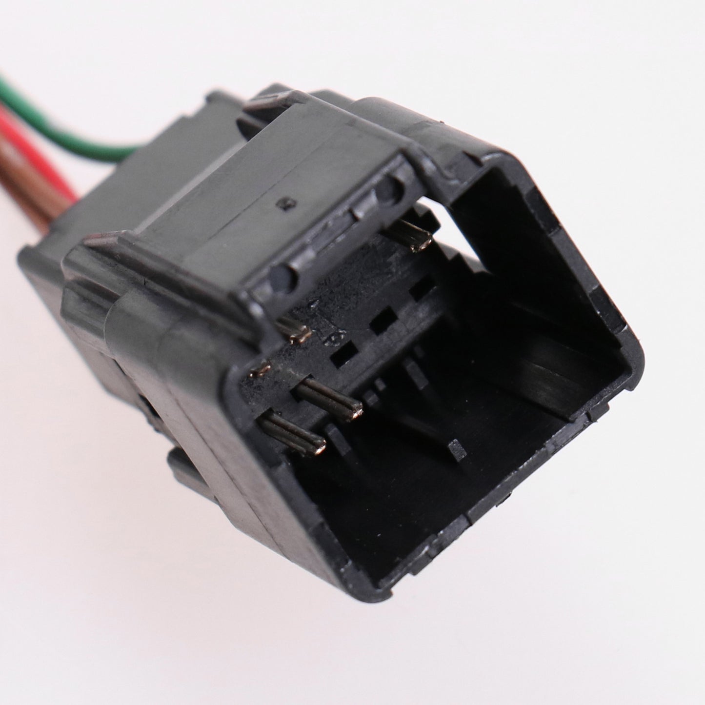 Lusterko zewnętrzne lewe, elektrycznie podgrzewane, czarne