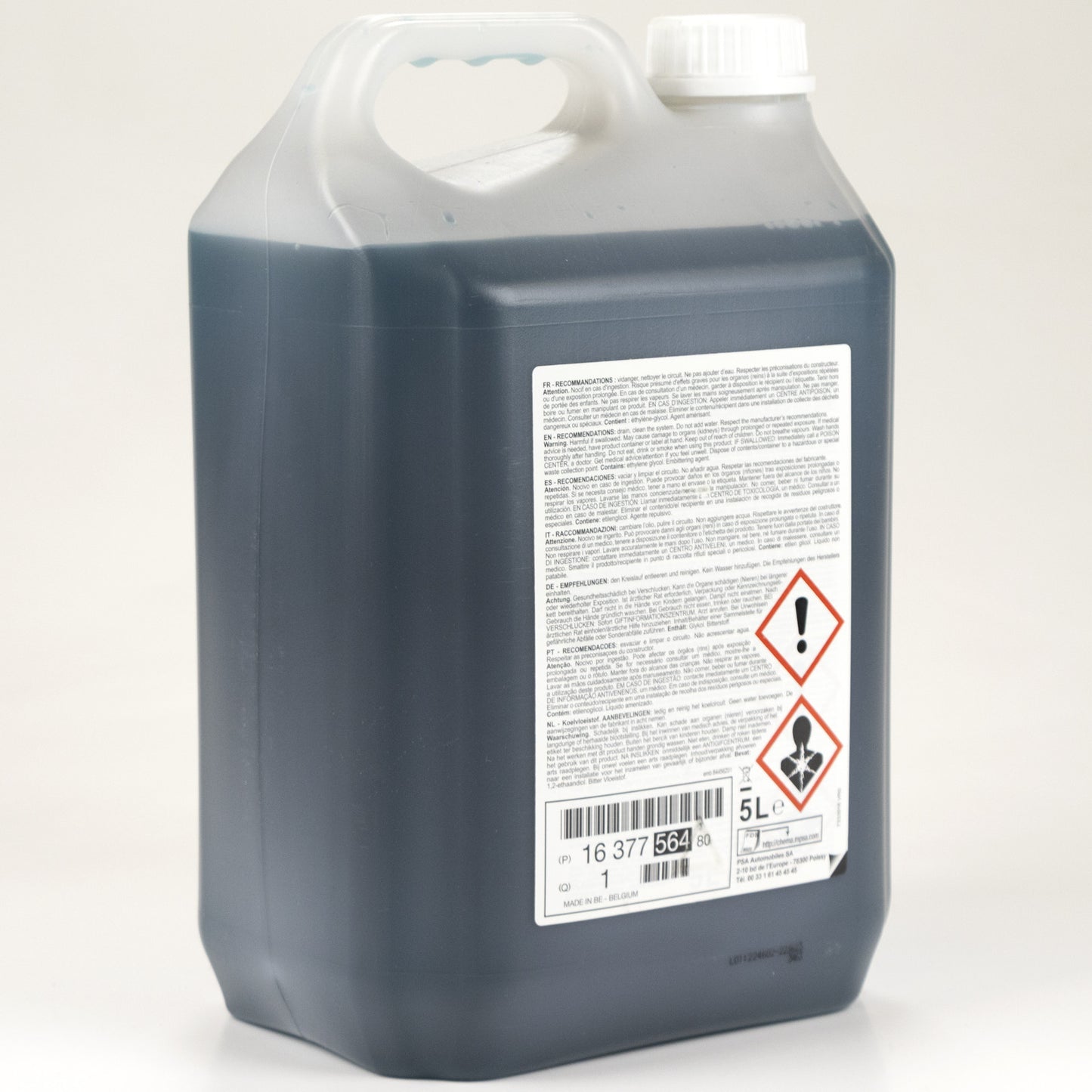 Oryginalny płyn chłodzący 5 l niebiesko-zielony Glysantin® G33 1637756480