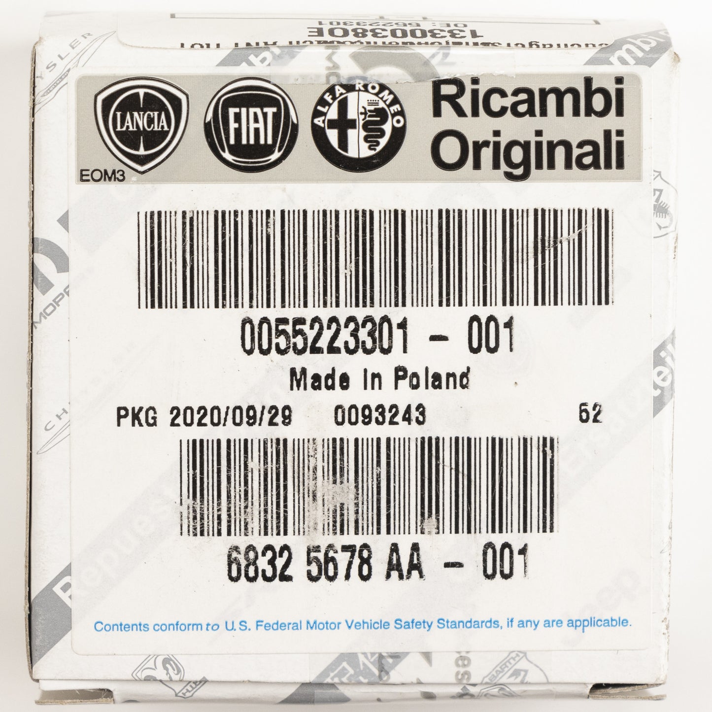 Półka łożyska korbowodu górna AN1 CZERWONA SP1,546-1,552