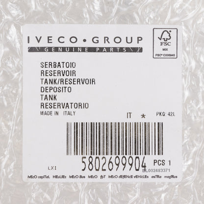 Zbiornik Adblue® Iveco OE 5802699904