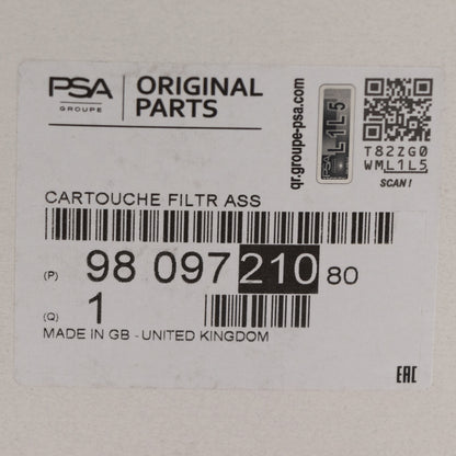 Filtr paliwa OE PSA9809721080