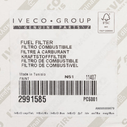 Filtr paliwa Iveco OE2991585