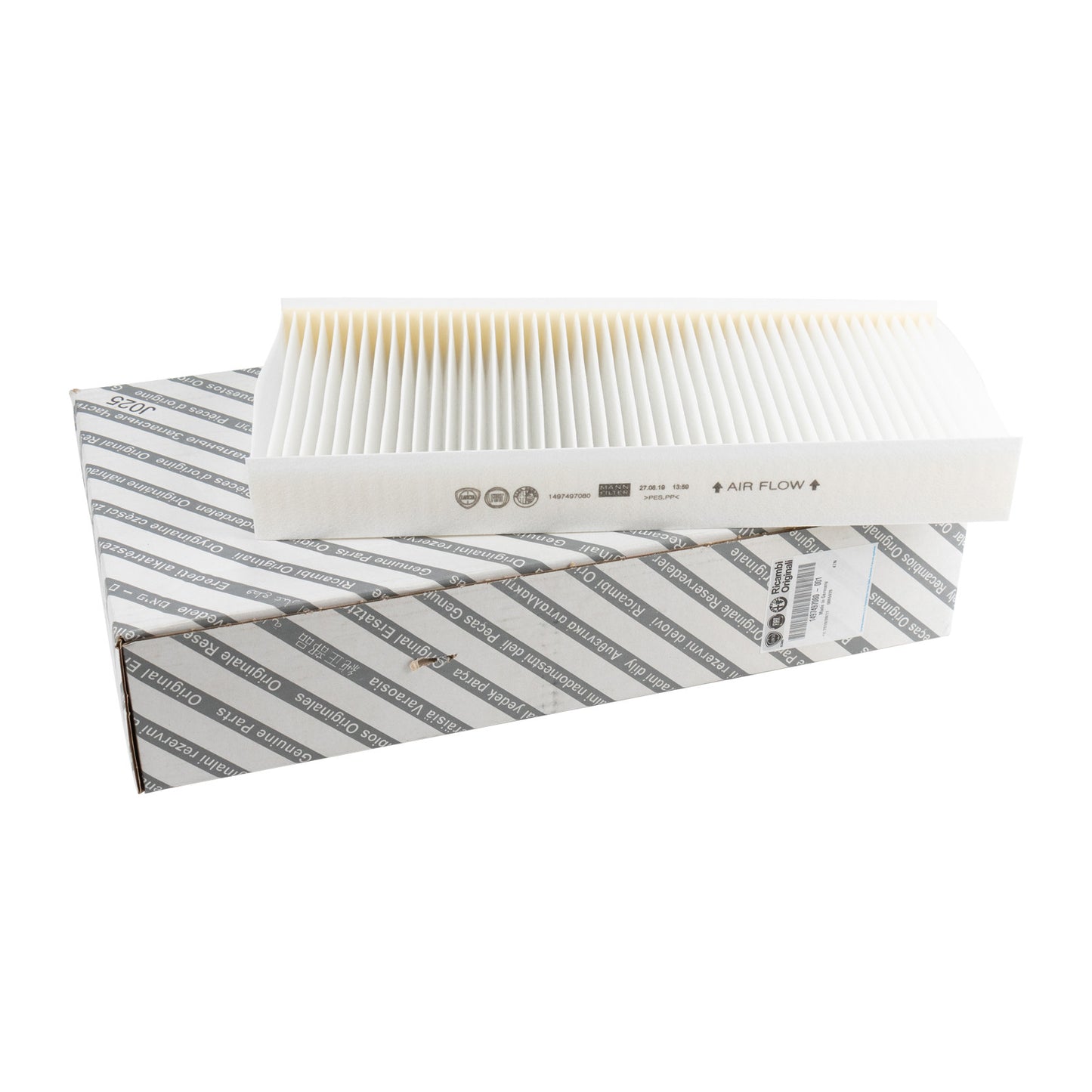 Filtr powietrza wnętrza Filtr przeciwpyłkowy Oryginalny FCA 1497497080