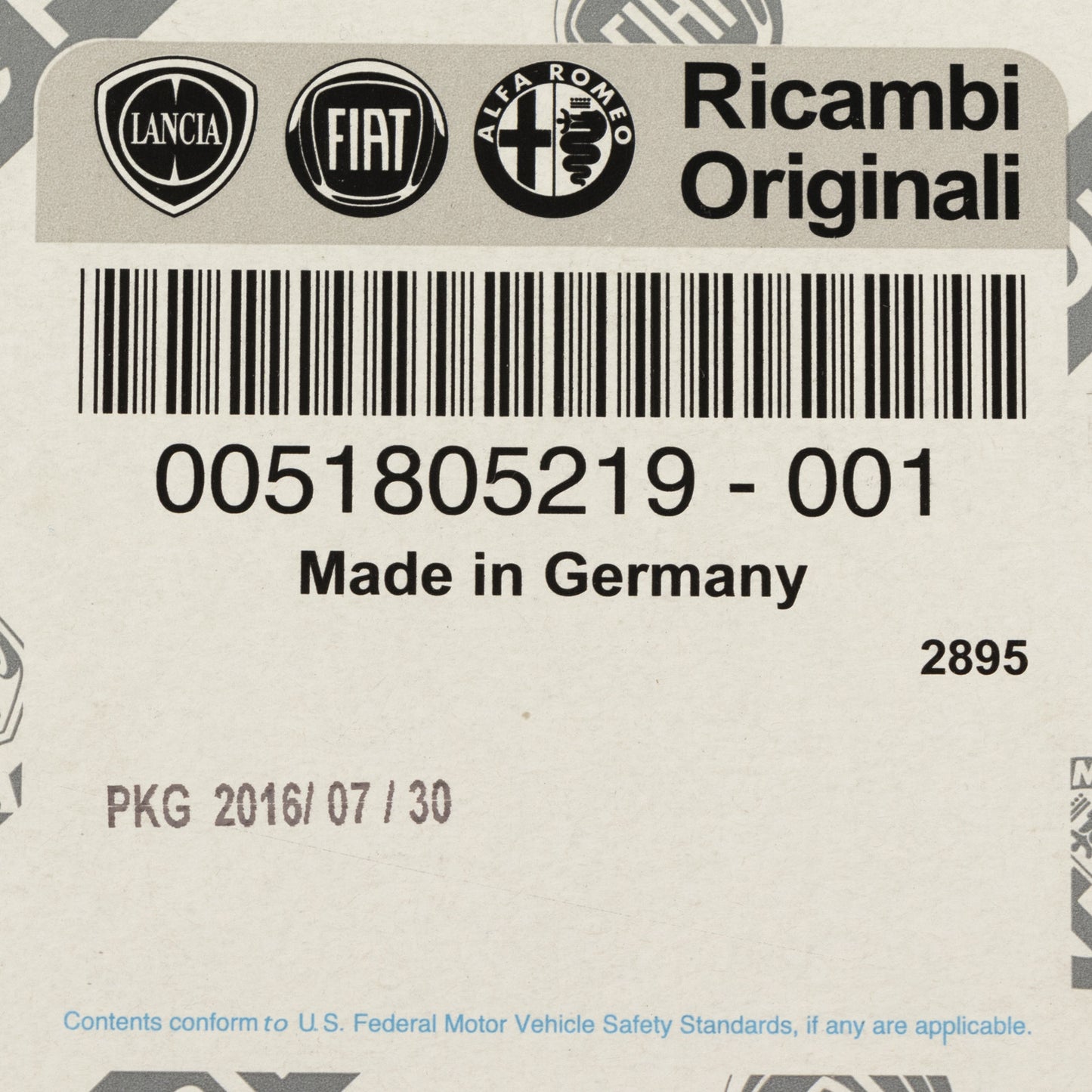 Filtr powietrza wnętrza Filtr przeciwpyłkowy OE51805219