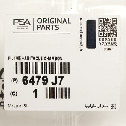 Filtr kabinowy PSA OE 6479J7