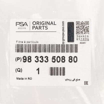 Filtr kabinowy PSA OE 9833350880