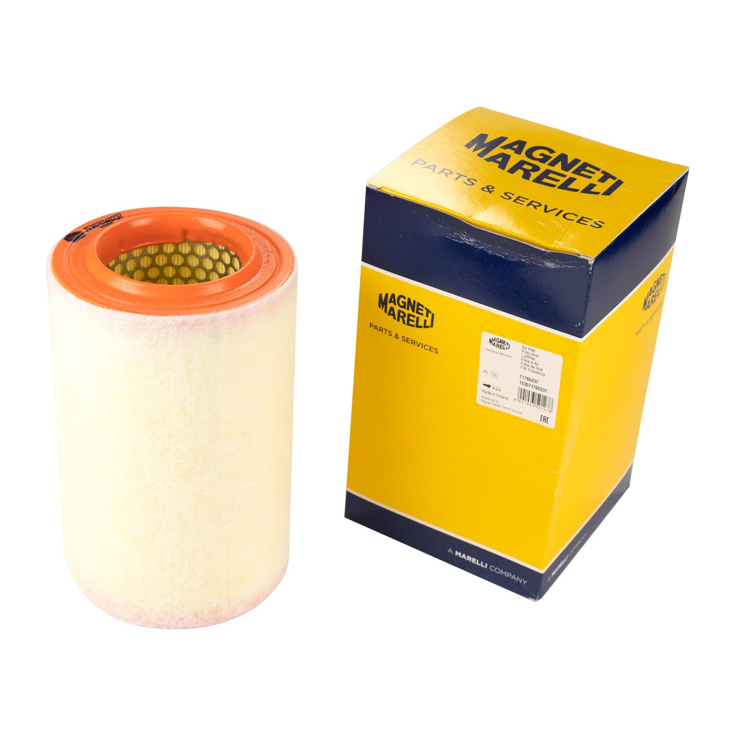 Wkład filtra powietrza okrągły D1=145 D2=93,5 H=241 mm Magneti Marelli