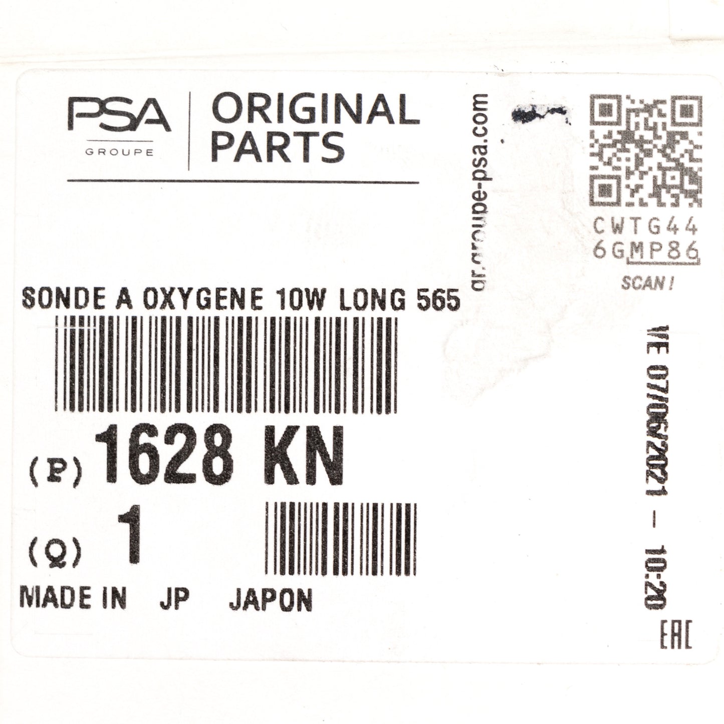 Sonda lambda PSA OE1628.KN