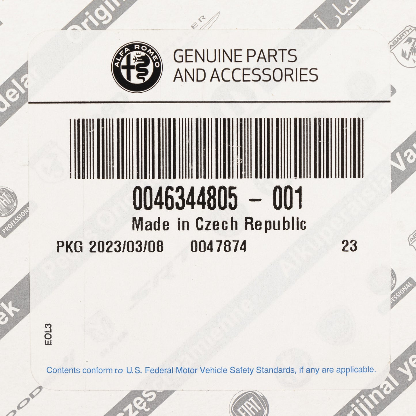 Czujnik temperatury spalin NOX