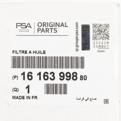 Filtr oleju PSA OE1616399880