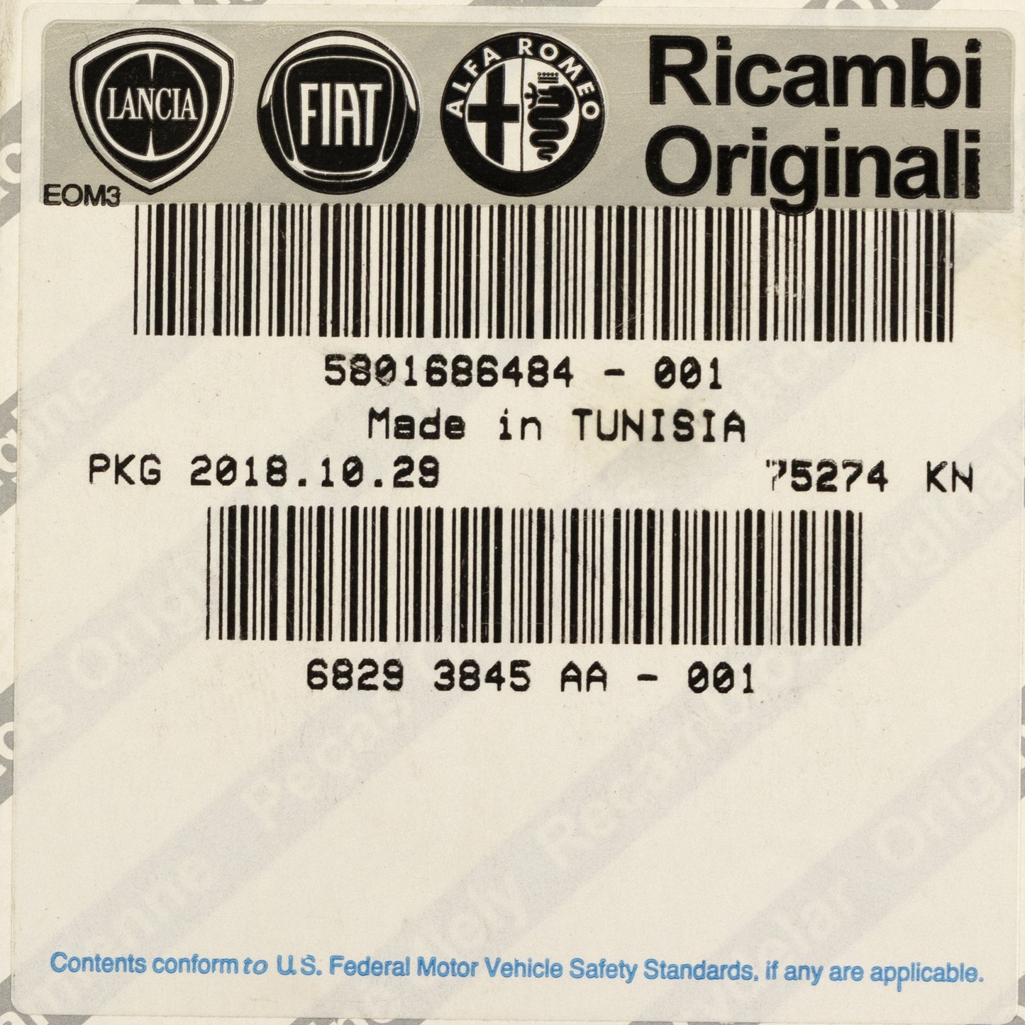 Oryginalny filtr oleju bocznego