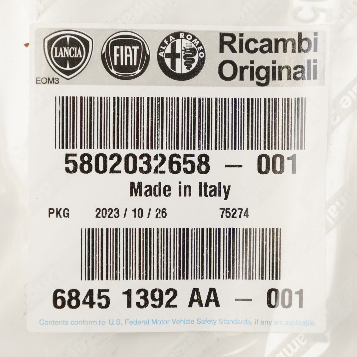Bagnet poziomu oleju kompletny Fiat Ducato 5802032658