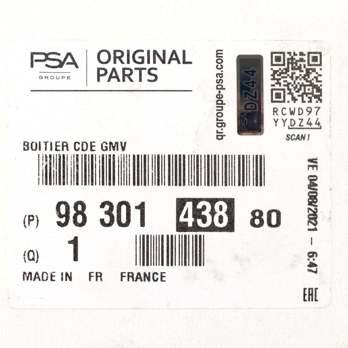 Opór silnika wentylatora chłodnicy oryginalny PSA
