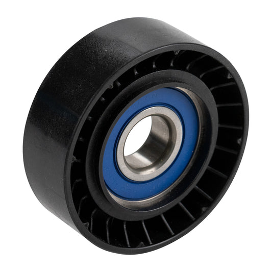 Płaska rolka napinająca pasek, plastikowa, szerokość 27 mm