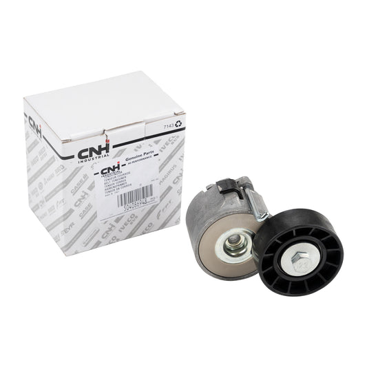 Płaska rolka pasowa z ramieniem napinającym