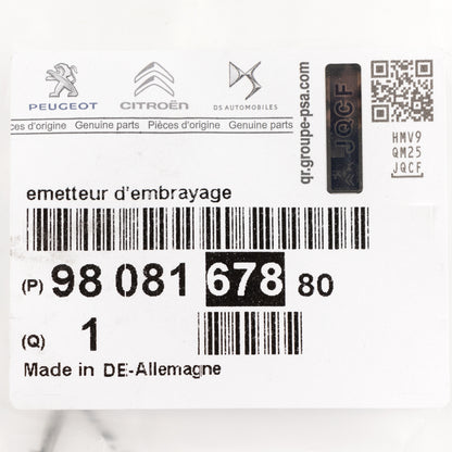 Cylinder sprzęgła oryginalny PSA 9808167880