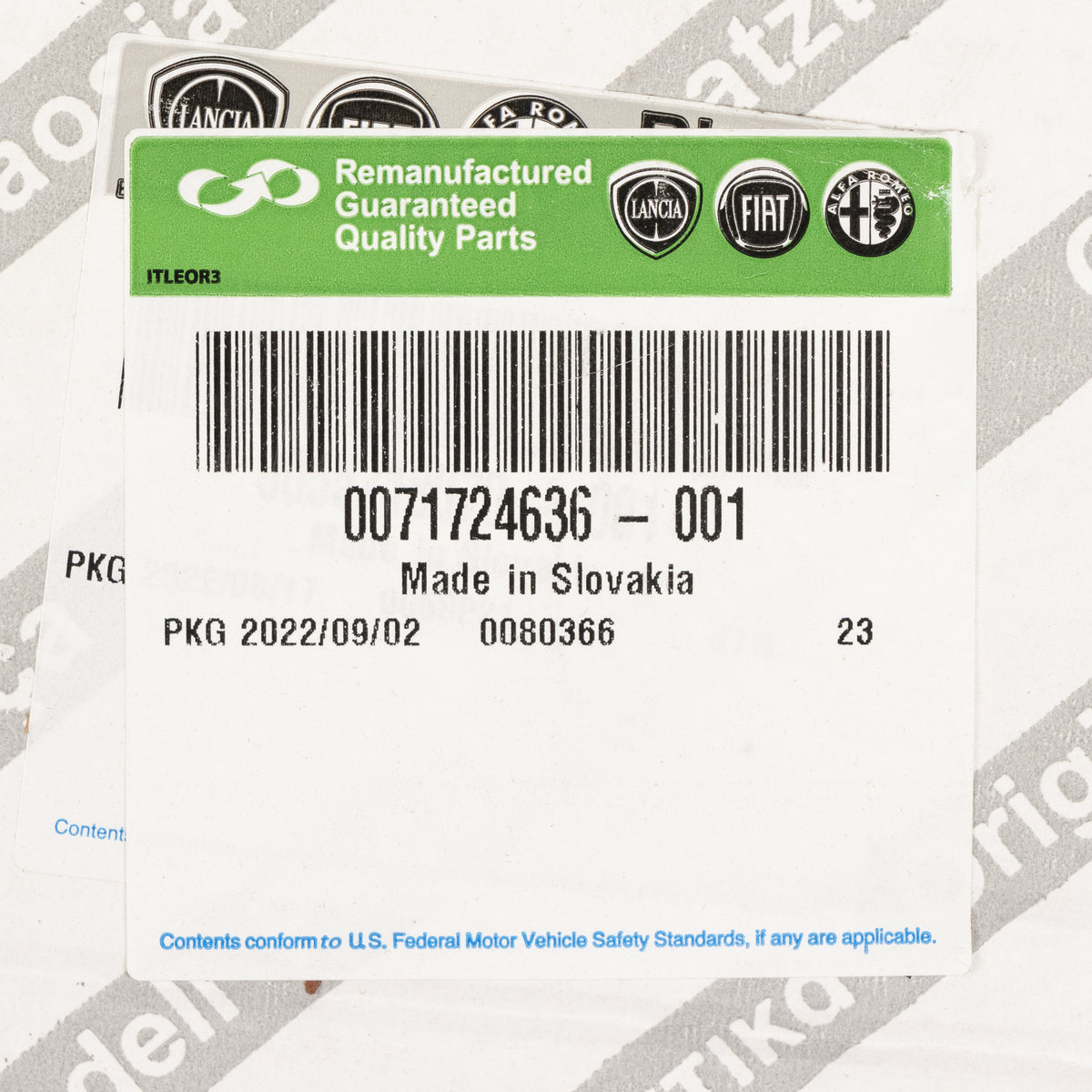 2-elementowy zestaw sprzęgła Ø 240 mm Fiat Doblo 71724636