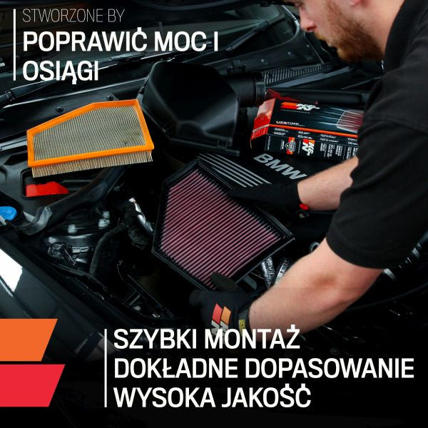Filt powietrza sportowy K&N 33-3071 Giulia/Stelvio 2.0T