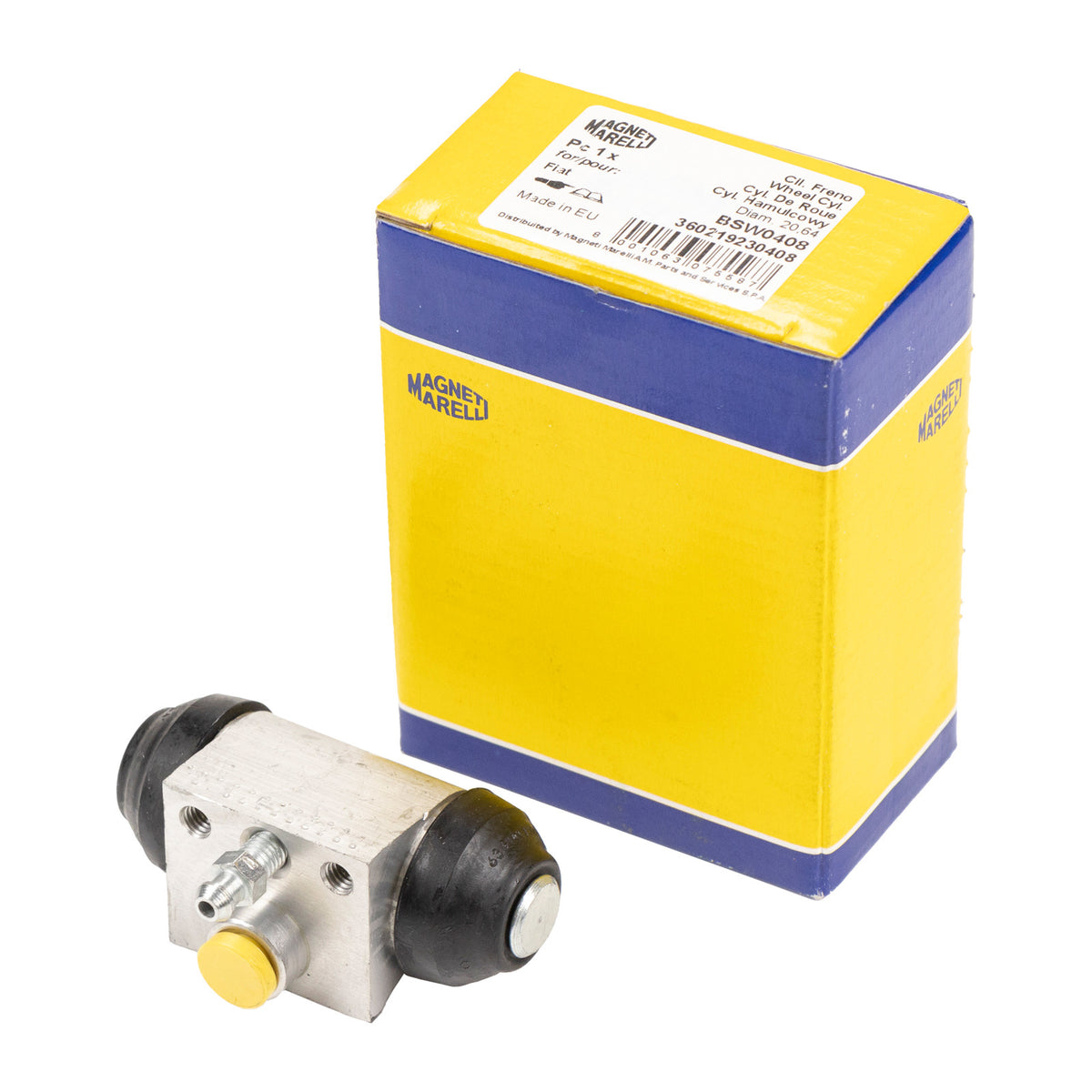 Aluminiowy cylinderek hamulcowy Magneti Marelli Ø 20,64 mm, system Lockheed Fiat Punto 360219230408