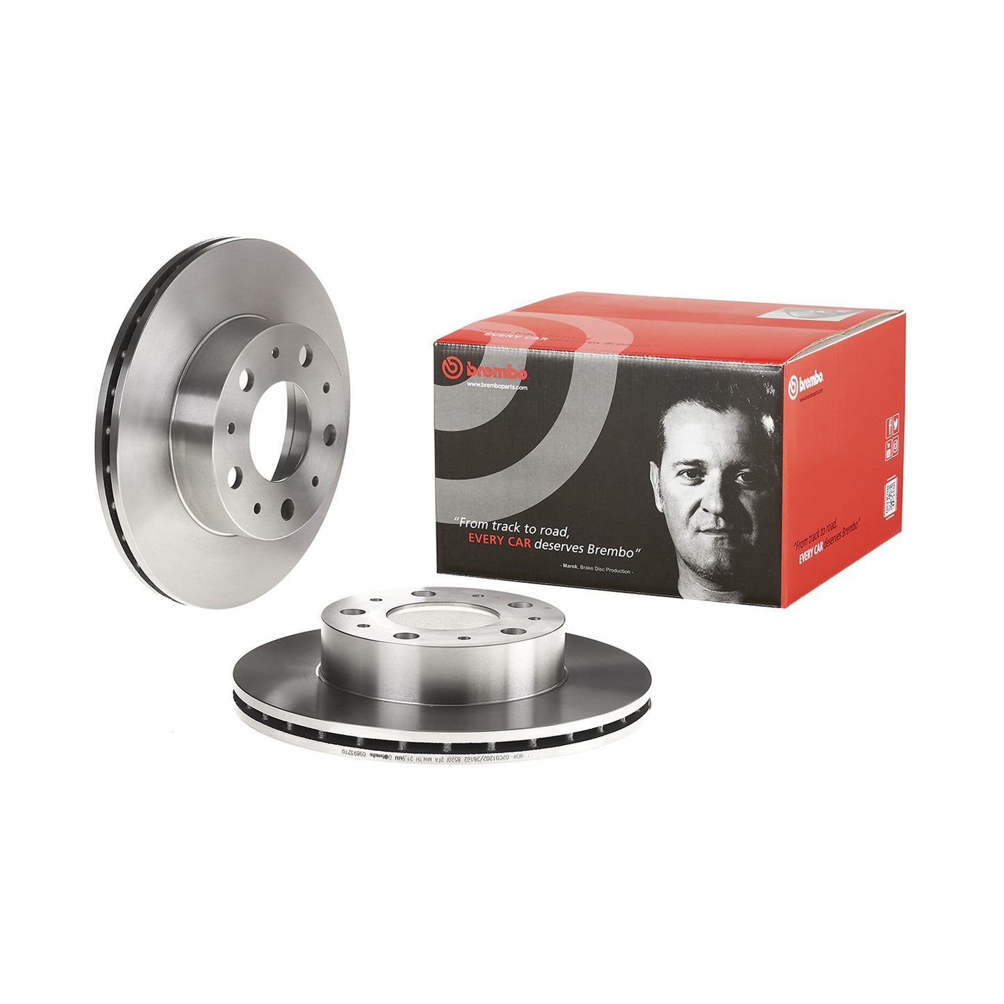 Przednia tarcza hamulcowa Brembo wentylowana 300 Ø D=24 mm