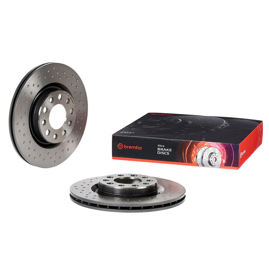 Tarcza hamulcowa Brembo XTRA-LINE tylna, powlekana, wentylowana wewnętrznie, średnica 292 mm