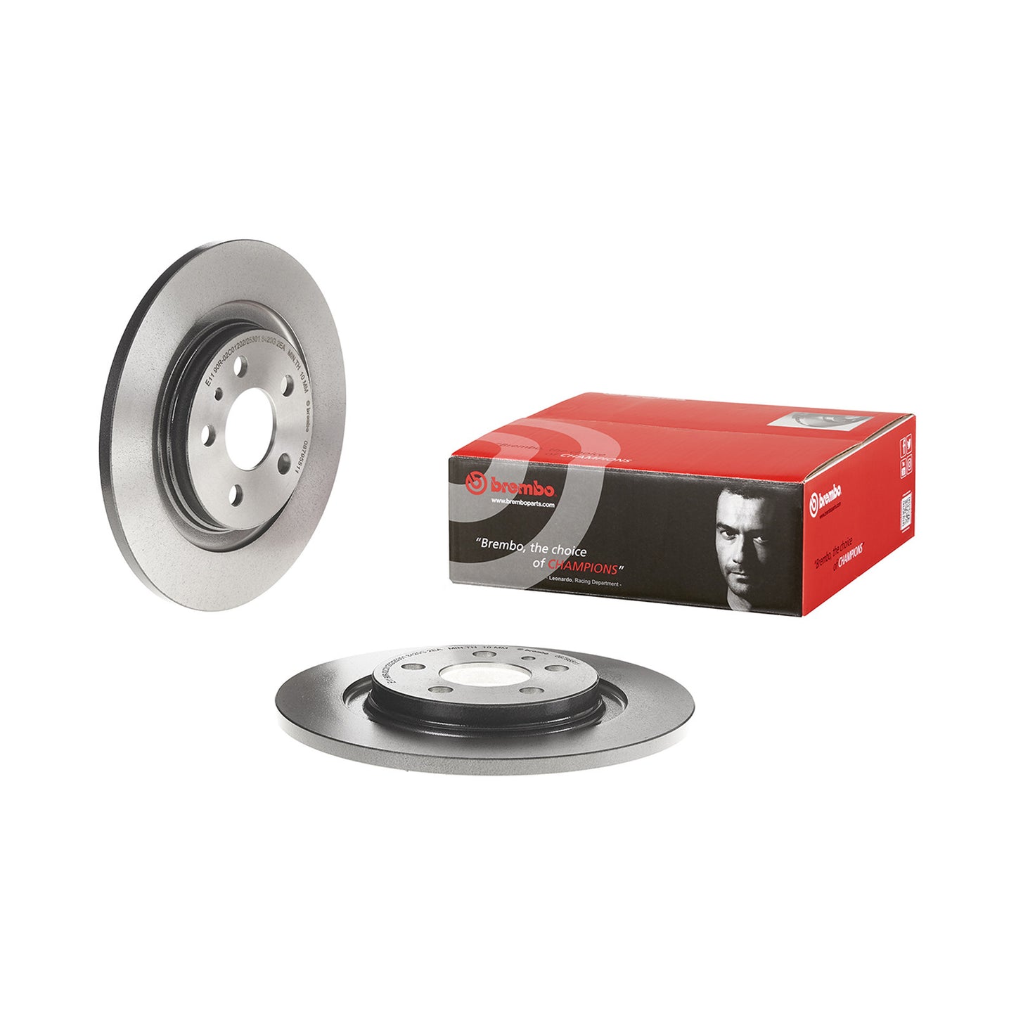 Tylna tarcza hamulcowa powlekana, pełna, 272 Ø mm, Brembo
