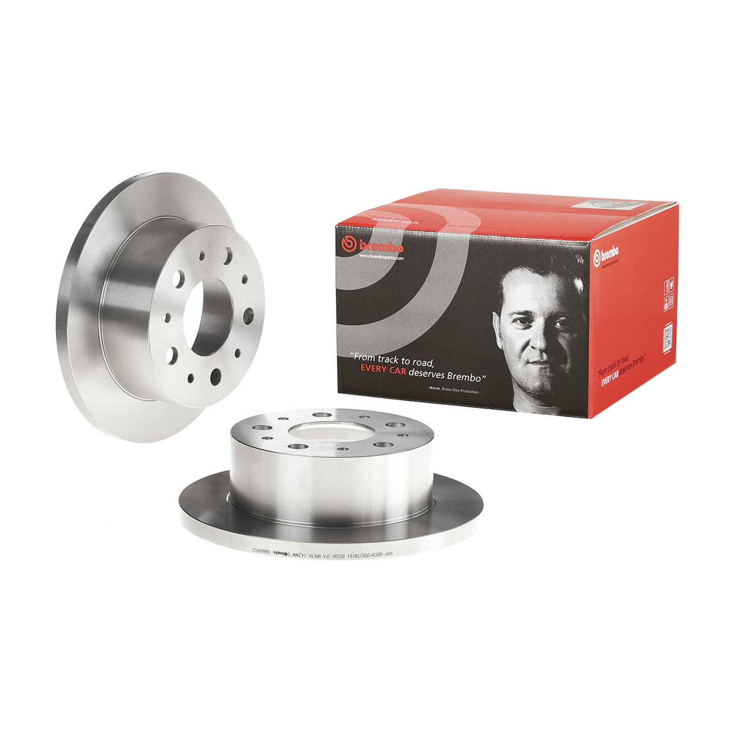 Tylna tarcza hamulcowa pełna Brembo 280 Ø