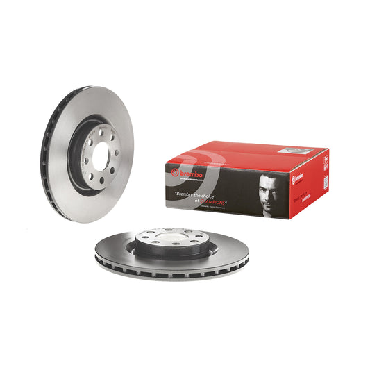 Przednia tarcza hamulcowa z powłoką, wentylowana, Ø 284 mm, Brembo