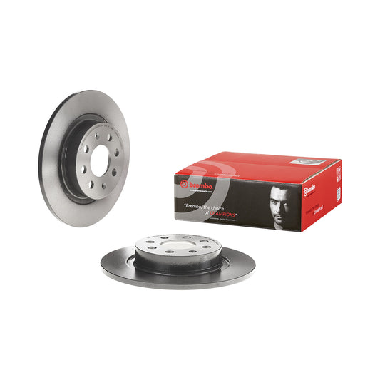 Tylna tarcza hamulcowa powlekana, pełna, Ø 264 mm, Brembo