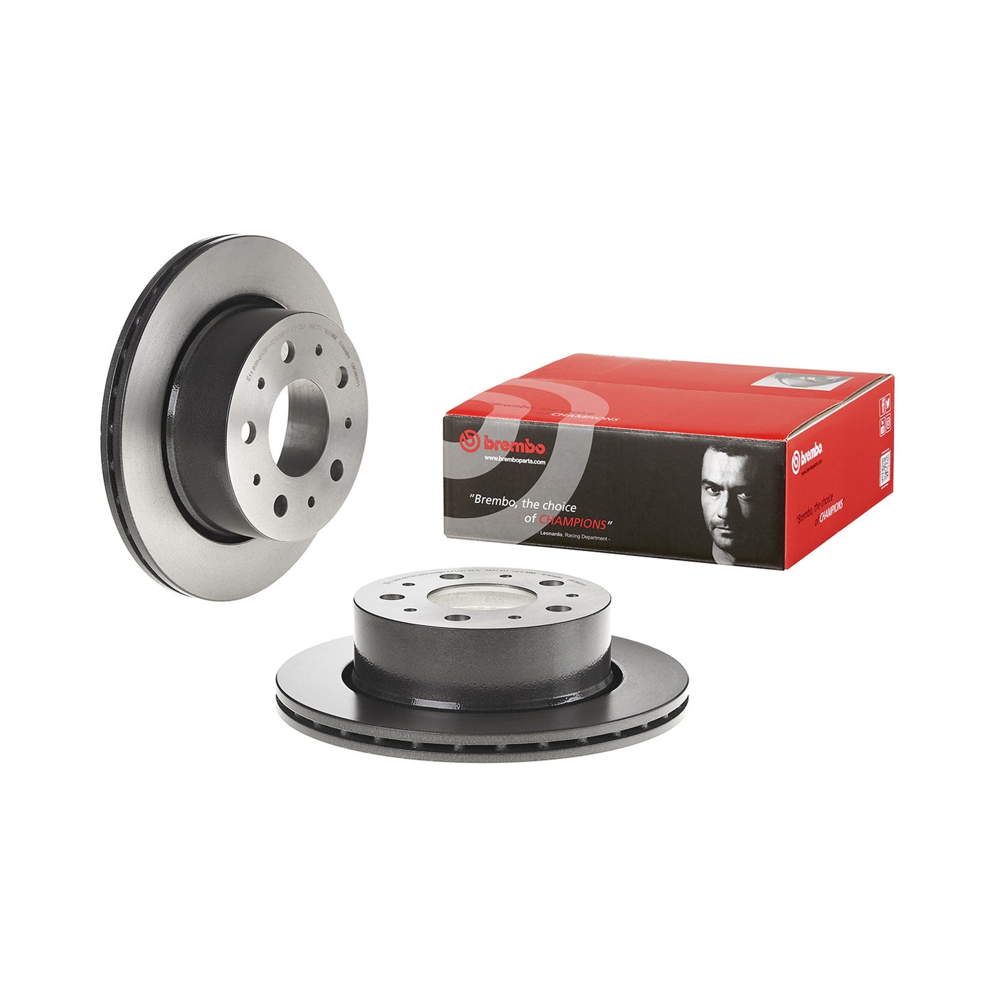 Tarcza hamulcowa tylna wentylowana powlekana Brembo 300 Ø D=22 mm