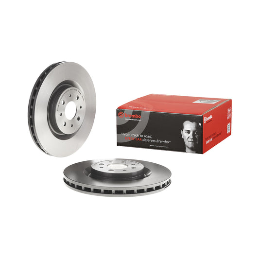 Przednia tarcza hamulcowa powlekana, wentylowana Brembo