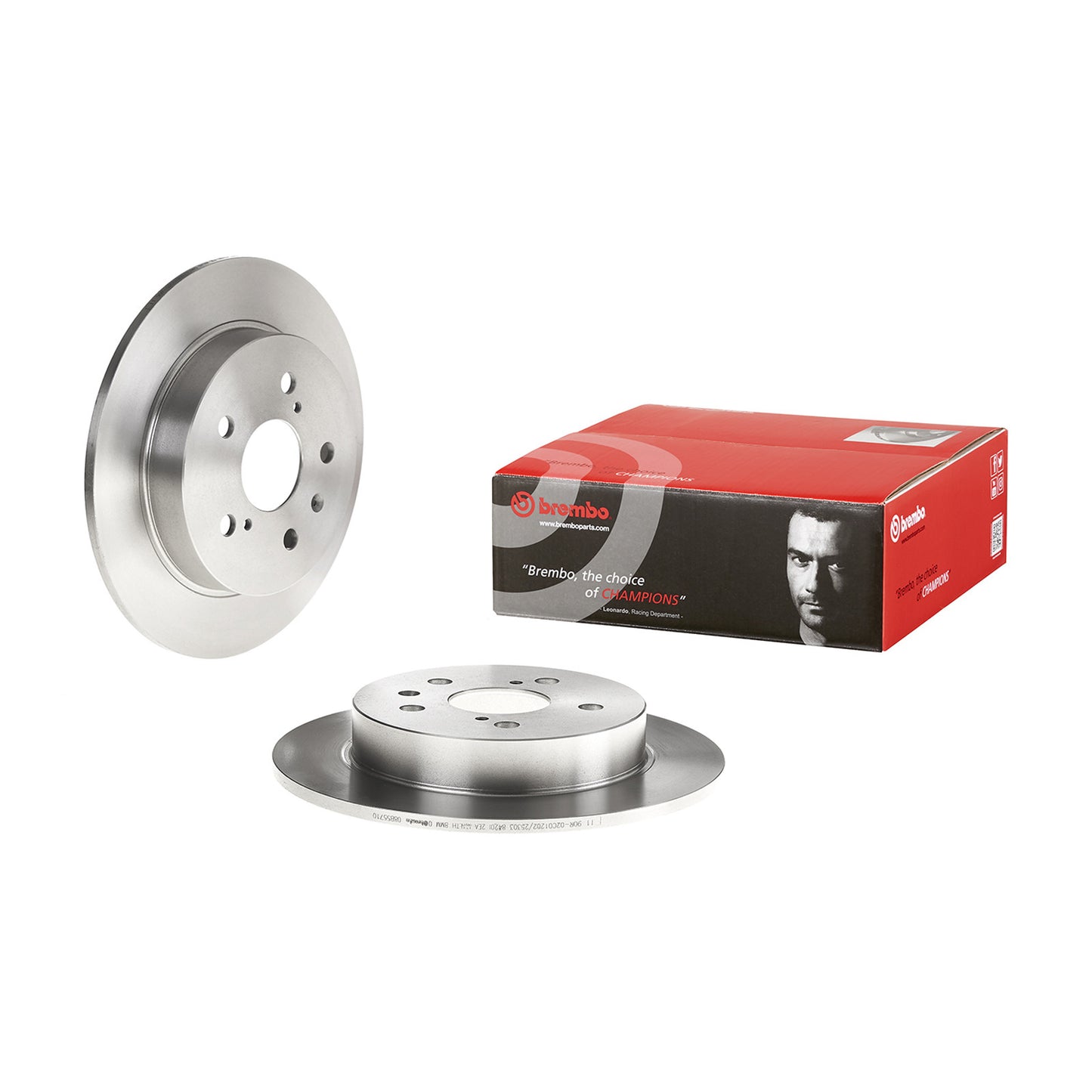 Tylna tarcza hamulcowa pełna Ø 278 Ø D=9 mm Brembo