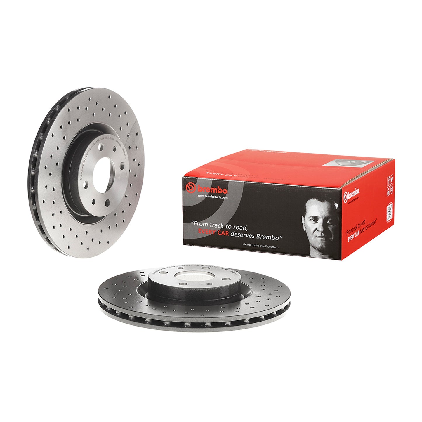 Przednia tarcza hamulcowa Brembo