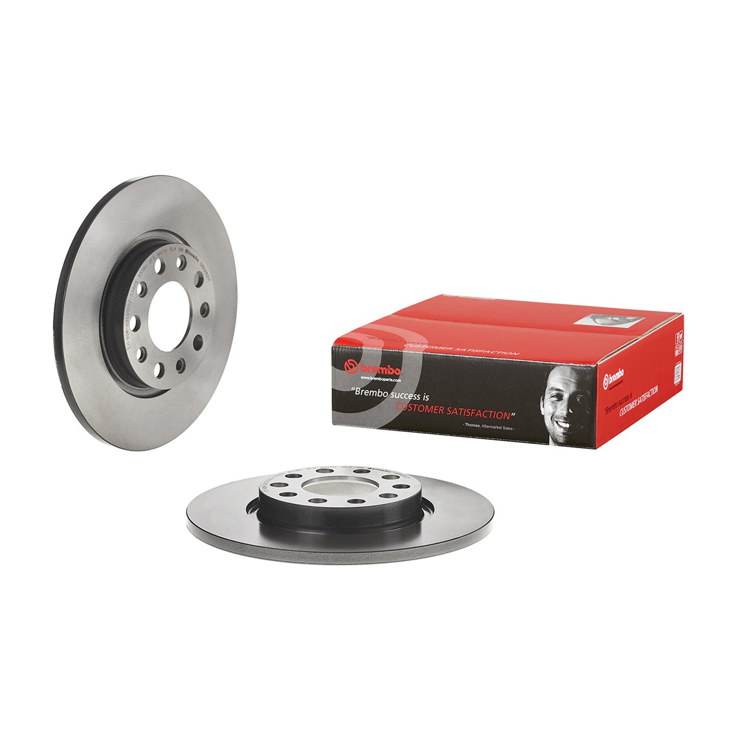 Tarcza hamulcowa tylna 278 Ø mm powlekana Brembo